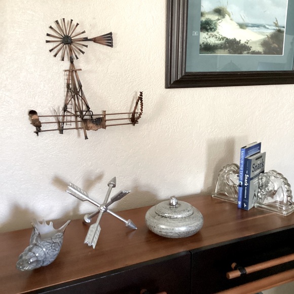 Silver Arrow Cast Iron Metal Jack Orb Tabletop And Shelf Décor EUC - Picture 8 of 13